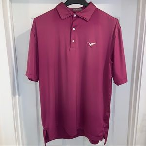 Peter Millar Pink Polo- Size: L-  Unknown Logo